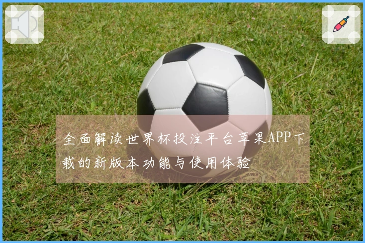 全面解读世界杯投注平台苹果APP下载的新版本功能与使用体验